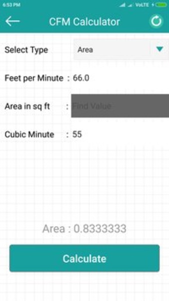 CFM Calculator - Preview 1