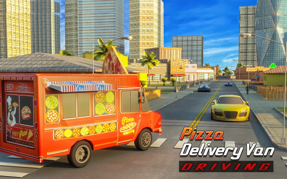 Van Pizza Delivery Boy Food Games - Preview 4