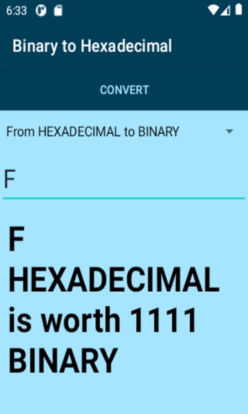 Binary to Hexadecimal converter - Preview 2