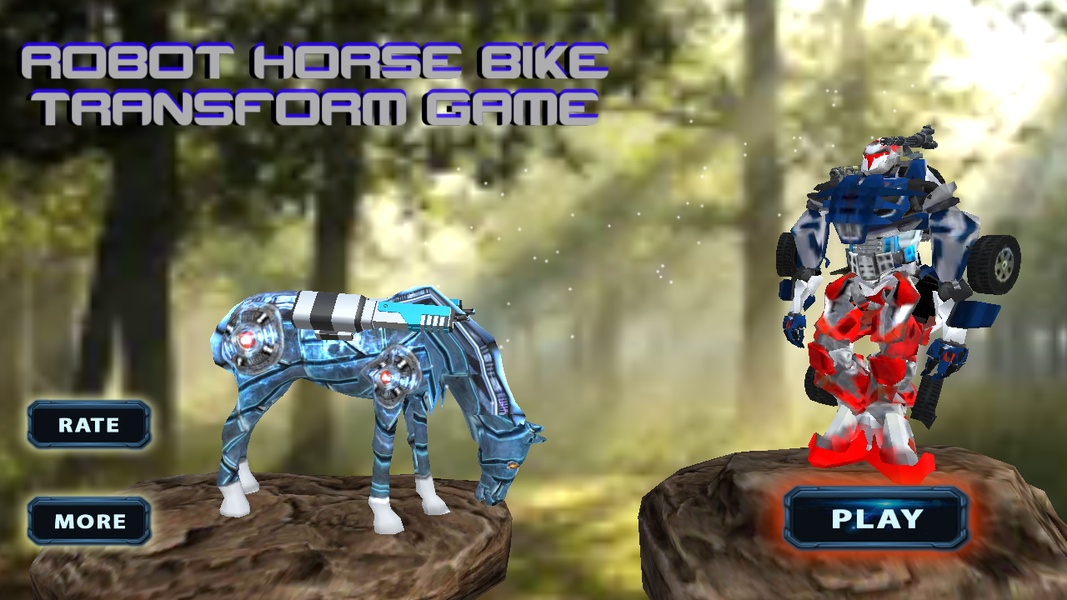 US Police Horse Robot Bike Transform Wild Cop Game - Preview 1