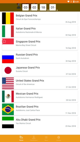 Formula 1 Competition - Preview 2
