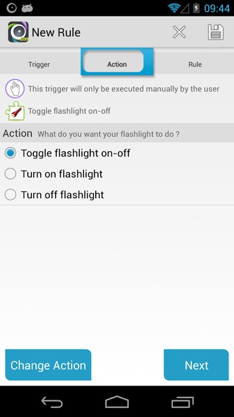 AutomateIt Flashlight Plugin - Preview 2