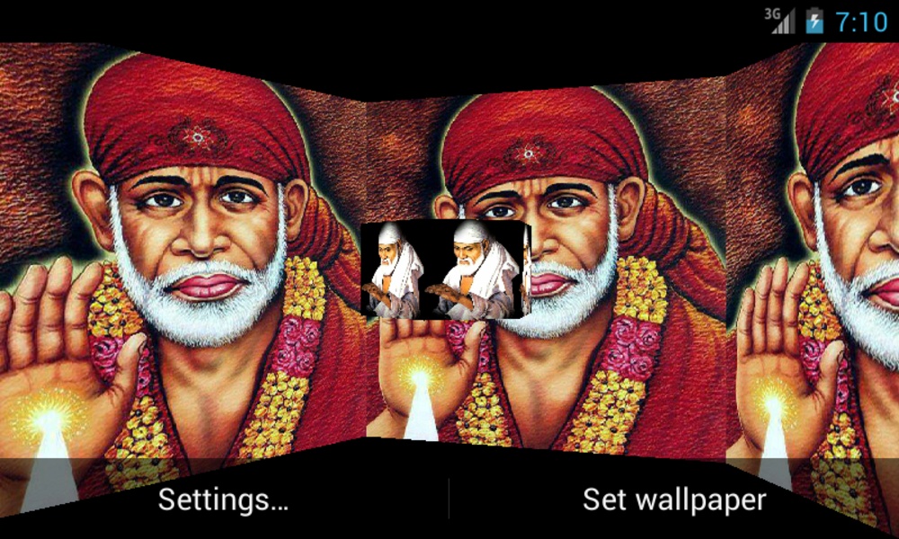 Shirdi Sai Baba 3D Live Wallpaper - Preview 4