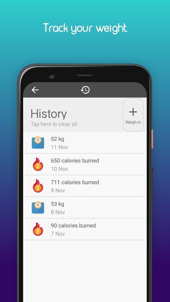 Caloriedex: Burned calories calculator - Preview 1