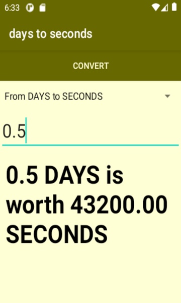 days to seconds converter - Preview 4