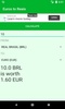 Euros to Reais currency converter screenshot 2