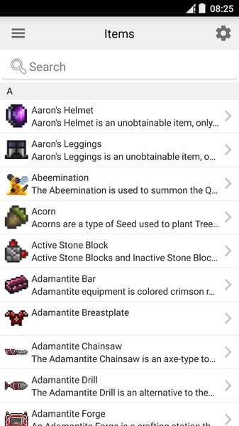 Guide+ for Terraria - Preview 8