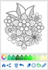 Mandala Flowers coloring book screenshot 1