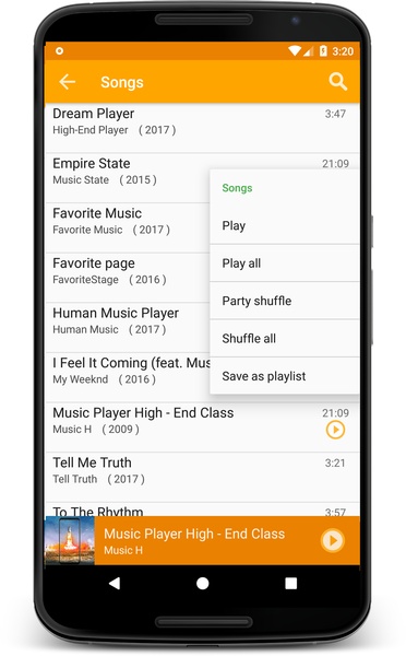 Mp3 Music Player Free Kitkat - Preview 4