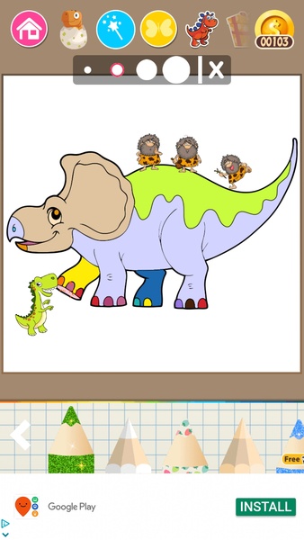 Dinosaurs Coloring Pages - Preview 4