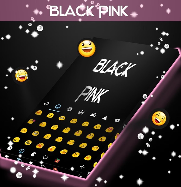 Black and Pink Keyboard Free - Preview 11