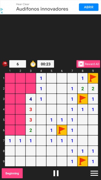 Minesweeper game - Preview 4