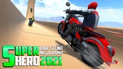 Superhero Bike Game Stunt Race screenshot 6