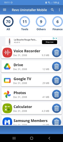 Revo Uninstaller Mobile - Preview 1
