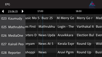 Asianet tv my List of