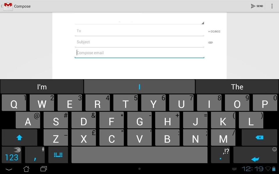 SwiftKey Tablet - Preview 4