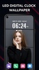 Digital Clock Wallpaper screenshot 7