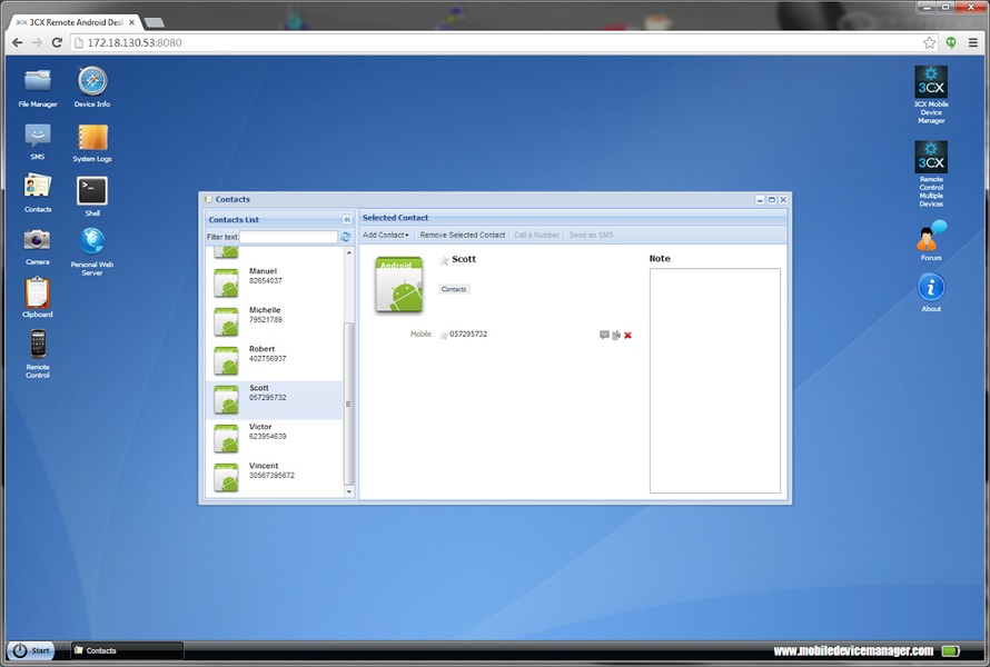3CX DroidDesktop - Preview 3