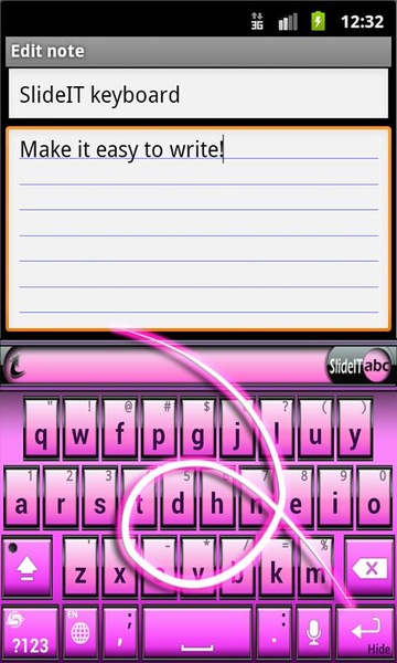 SlideIT Pink metal box skin - Preview 3