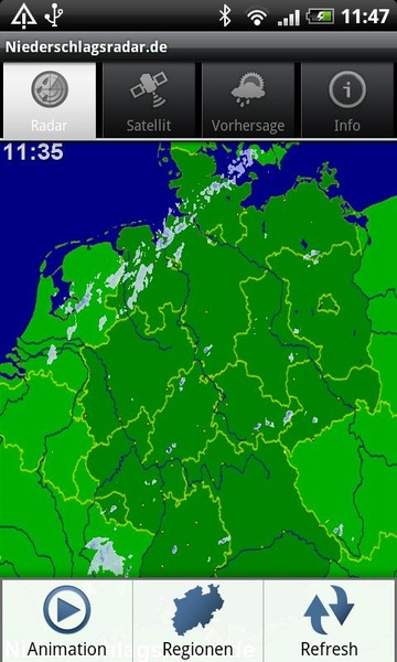 Niederschlagsradar - Preview 5