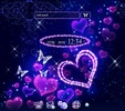 Purple neon heart screenshot 5