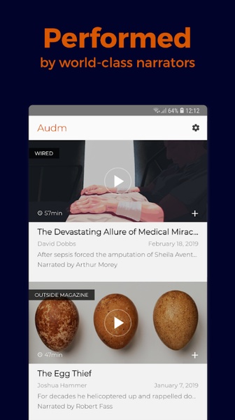 Audm - Preview 1