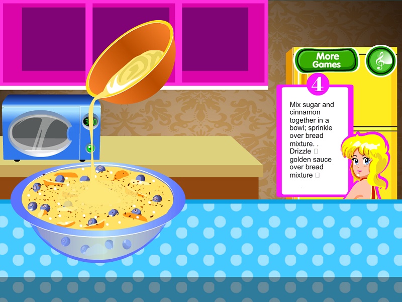 Blueberry Bread Pudding - Preview 2