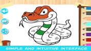 Snake Drawing Coloring pages screenshot 8