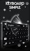 Simple Keyboard Black screenshot 1