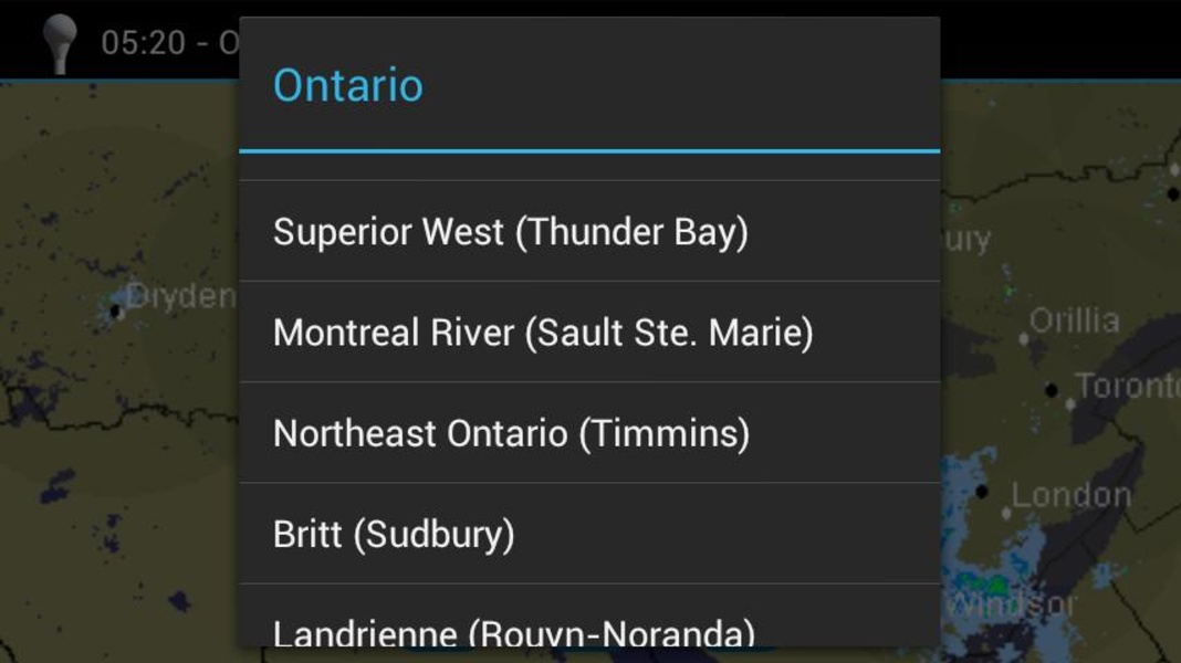 Meteo Radar CANADA - Preview 3