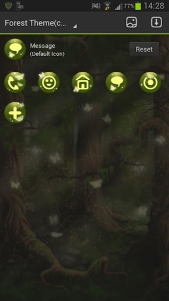 GO Launcher EX Theme Forest - Preview 1
