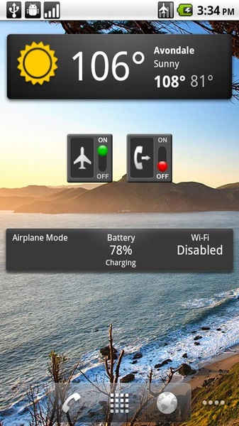 Airplane Widget - Preview 1