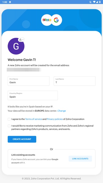 Zoho Mail - Preview 1