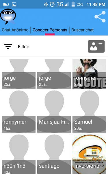 Descarga Chat An nimo Gratis Espa ol CG 1.0.1 para Android