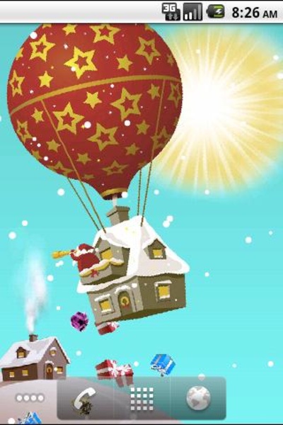 Santa Live Wallpaper Free - Preview 2