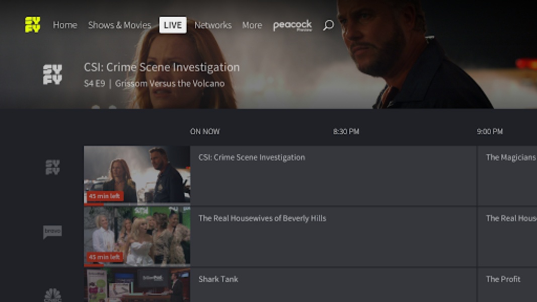 SYFY (Android TV) - Preview 1
