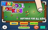 Mini Pool for Kids screenshot 5