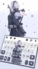 Armed Mask Girl Keyboard Backg screenshot 5