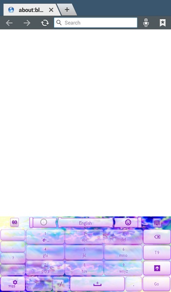 GO Keyboard Flower Keyboard Theme - Preview 2