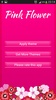 GO Keyboard Pink Flower Theme screenshot 9