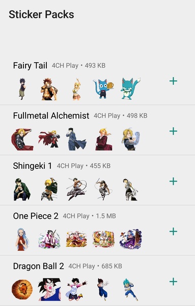 Anime Stickers - WAStickerApps - Preview 8