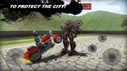 Flying Robot Ninja Battle 3D screenshot 1