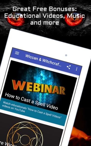 Wiccan & Witchcraft Spells APP - Preview 3