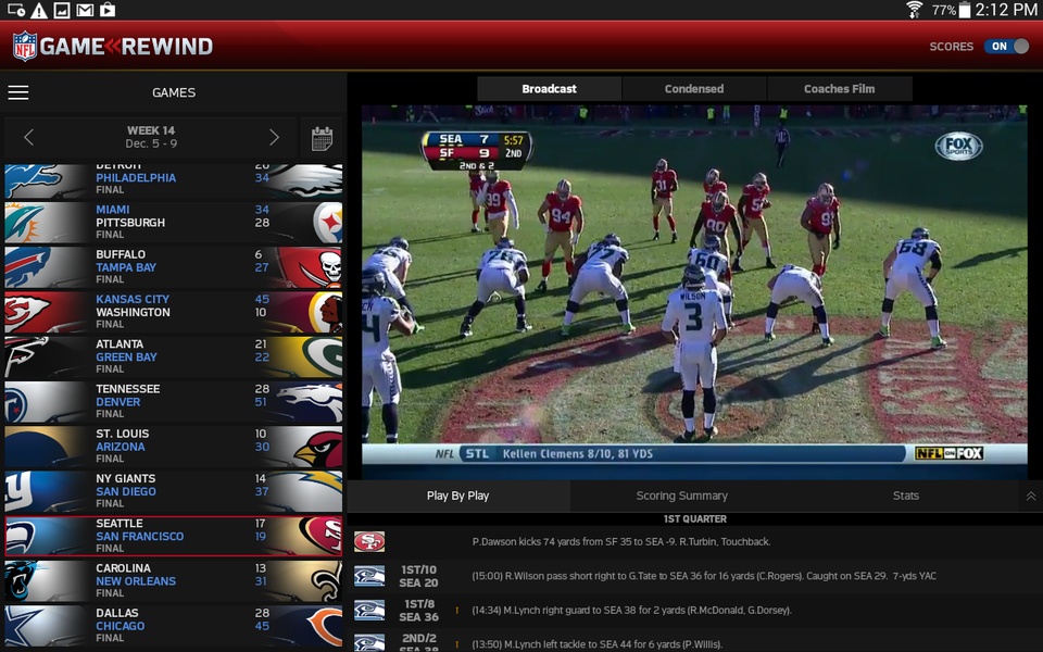 NFL Game Rewind - Preview 10