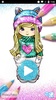 Colorir Glitter Jogo de Menina screenshot 1