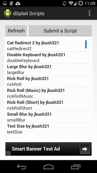 dSploit Scripts - Preview 3