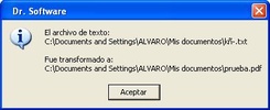 Txt2Pdf screenshot 1