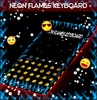 Neon Flames Keyboard screenshot 4
