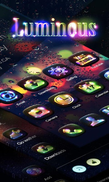 Luminous GOLauncher EX Theme - Preview 7