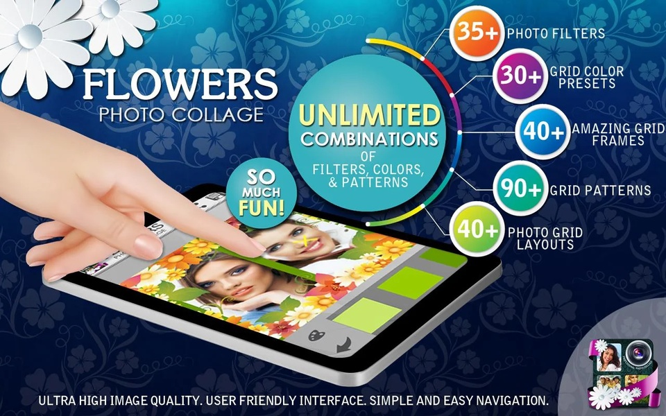 Flowers Photo Collage Maker - Preview 2
